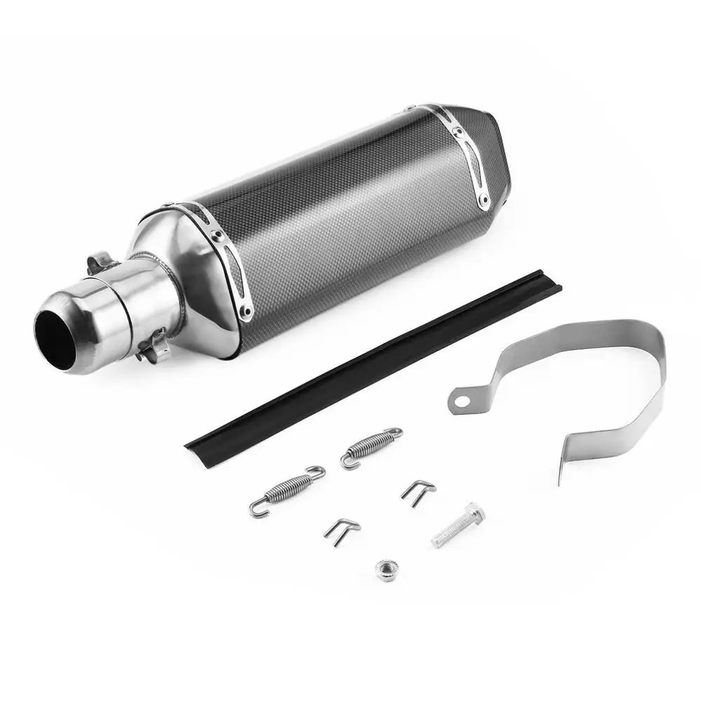 

Universal Motorcycle Exhaust Pipe Muffler Scooter Silencer 38-51MM with Removable DB Killer for Most Motorcycle