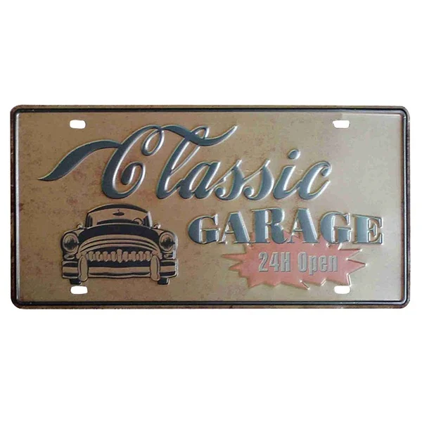 Винтаж автомобиля Классический Гараж Открытый 24 часа в сутки металлический