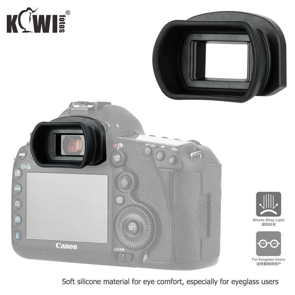 Мягкий силиконовый видоискатель для камеры окуляр наглазник для Canon EOS 5DM4 5DM3 5DS 5DSR 7DM2 7D EOS 1DX Mark II 1DX Заменяет Canon Eg