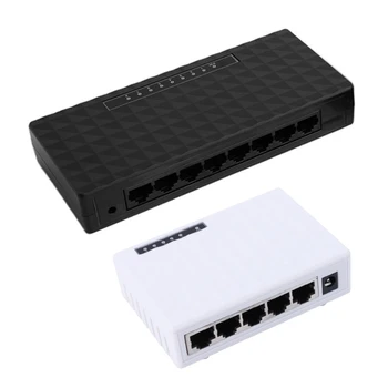 

10/100 Mbps Ethernet 5/8 port RJ-45 Network Desktop Switch Auto-MDI/MDIX Hub
