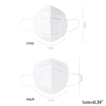 

10Pcs Dustproof Face Mask Disposable Anti Pollution Filter Earloop Respirator 2XPC