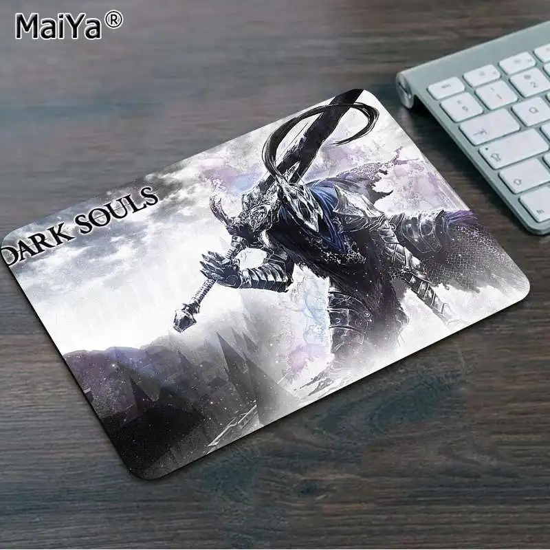 Not Lock Edge18x22cm Maiya Custom Skin Dark Souls Customized laptop Gaming mouse pad Free Shipping Large Mouse Pad Keyboards Mat - Цвет: Not Lock Edge18x22cm