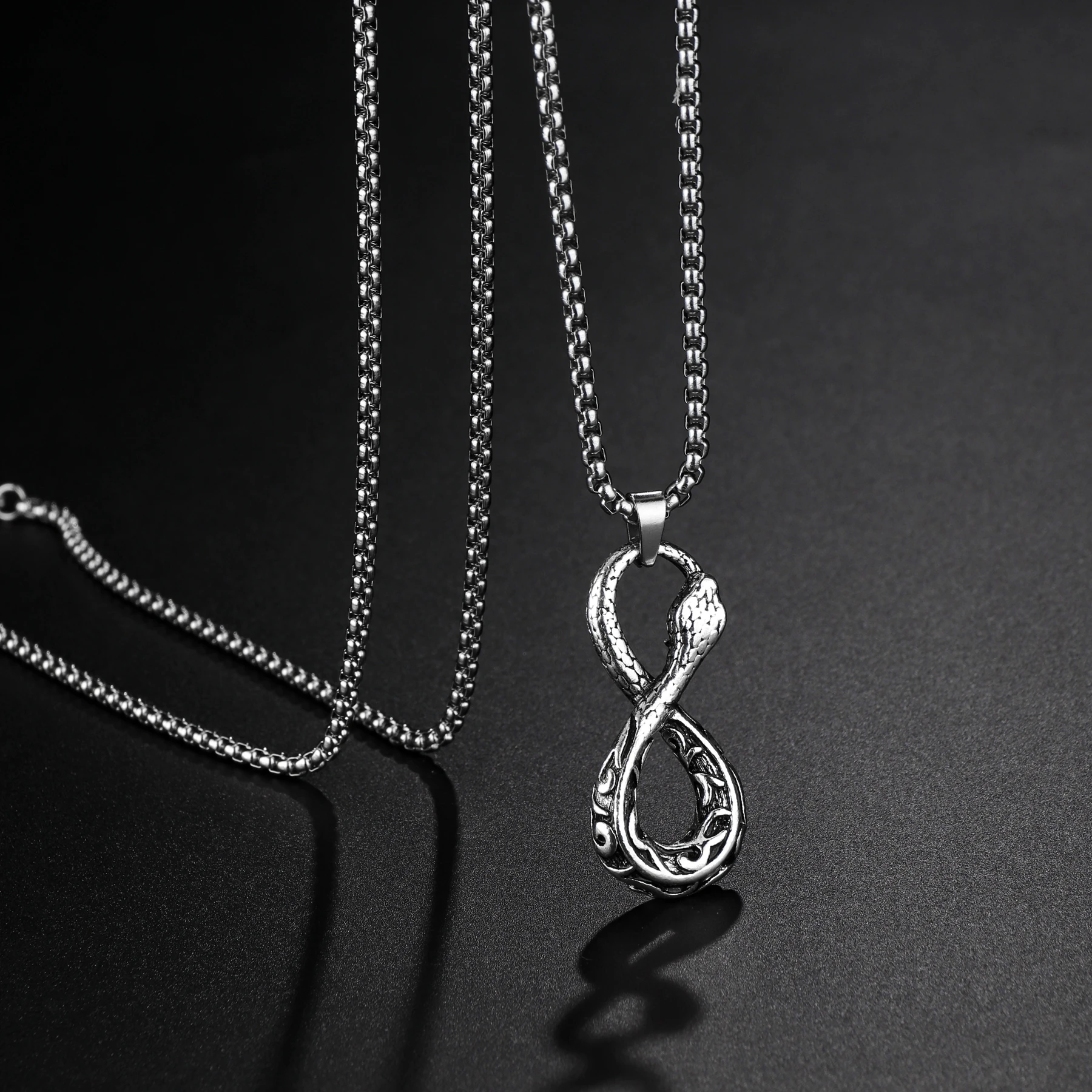 

New Animal Snake Necklace Women Pendant 8 Style Alloy Trendy Female Birthday Jewelry Gift Party