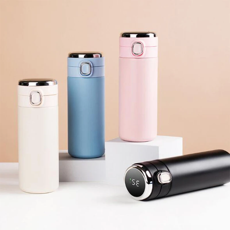 스마트 보온병 물병, 400ML, Led 디지털 온도 디스플레이, 스테인리스 스틸, 커피, 보온 머그잔, 지능형 컵