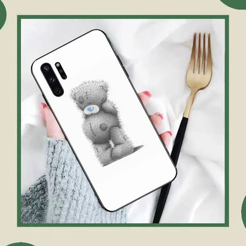 TOPLBPCS милый плюшевый мишка DIY чехол для телефона оболочка Samsung Note 3 4 5 7 8 9 10 20 pro lite ultra