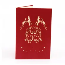 Поздравительная открытка трехмерная поздравительная 3D Бумажная вырезка пользовательское Дерево Любви День Святого Валентина подарок поздравительная открытка