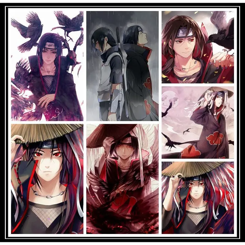 

5D Diamond Painting Anime Naruto Kakashi Naruto Poster Diamond Embroidery Set Mural Art Cross Stitch Kit Mosaic Home Decoration