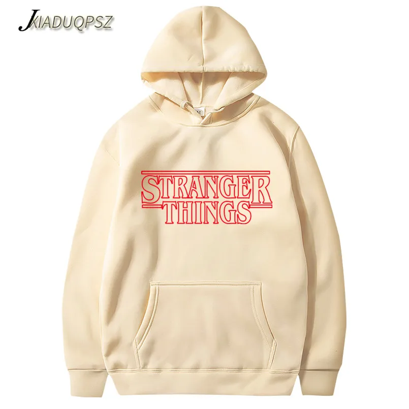 WY68 Khaki Модные лица странные вещи с капюшоном мужские/женские толстовки и толстовки на осень с хип хоп зимняя мужская толстовка с капюшоном бренд - Цвет: WY68 Khaki