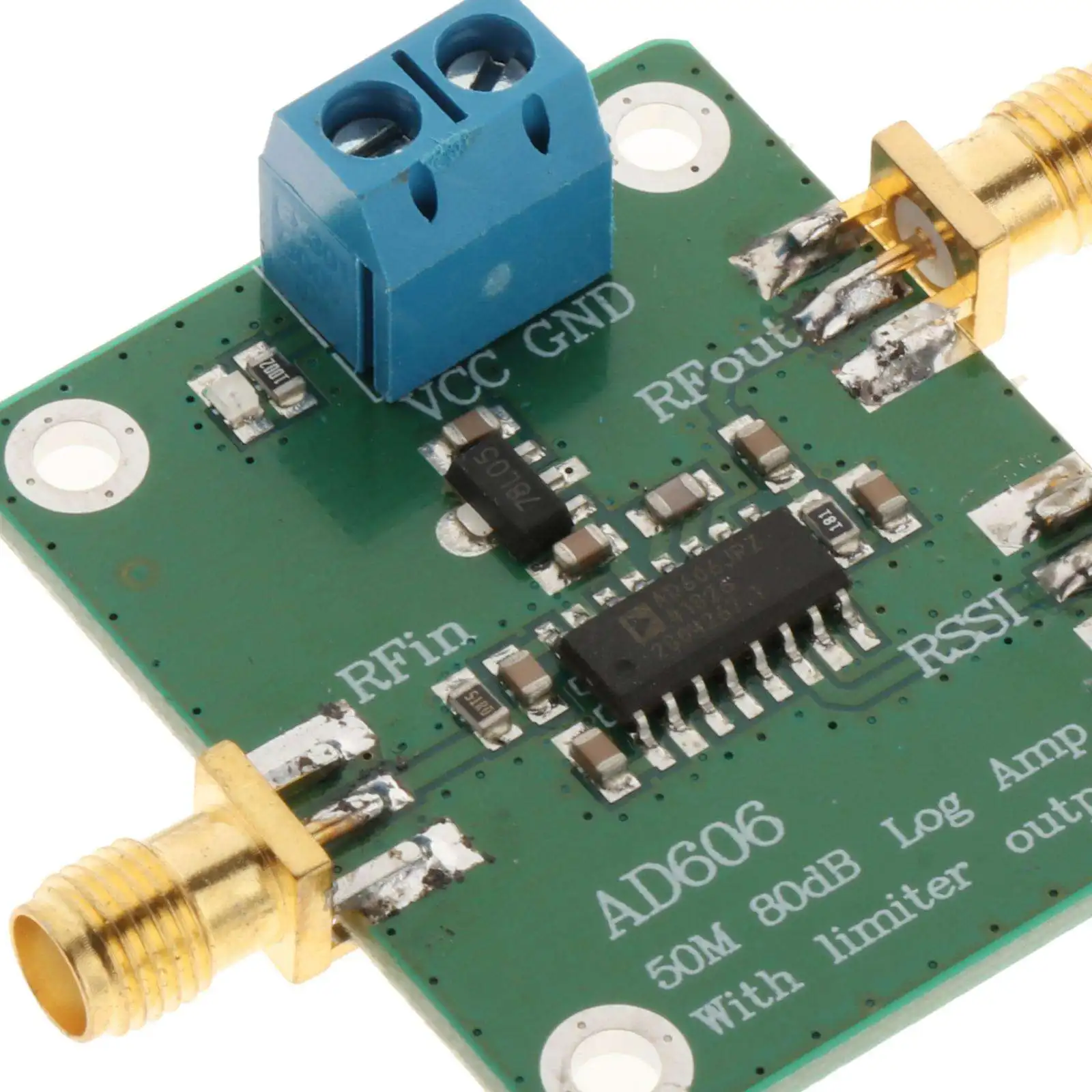 AD606 Module Logarithmic Amplifier 80dB Log Amplifier Adjustable