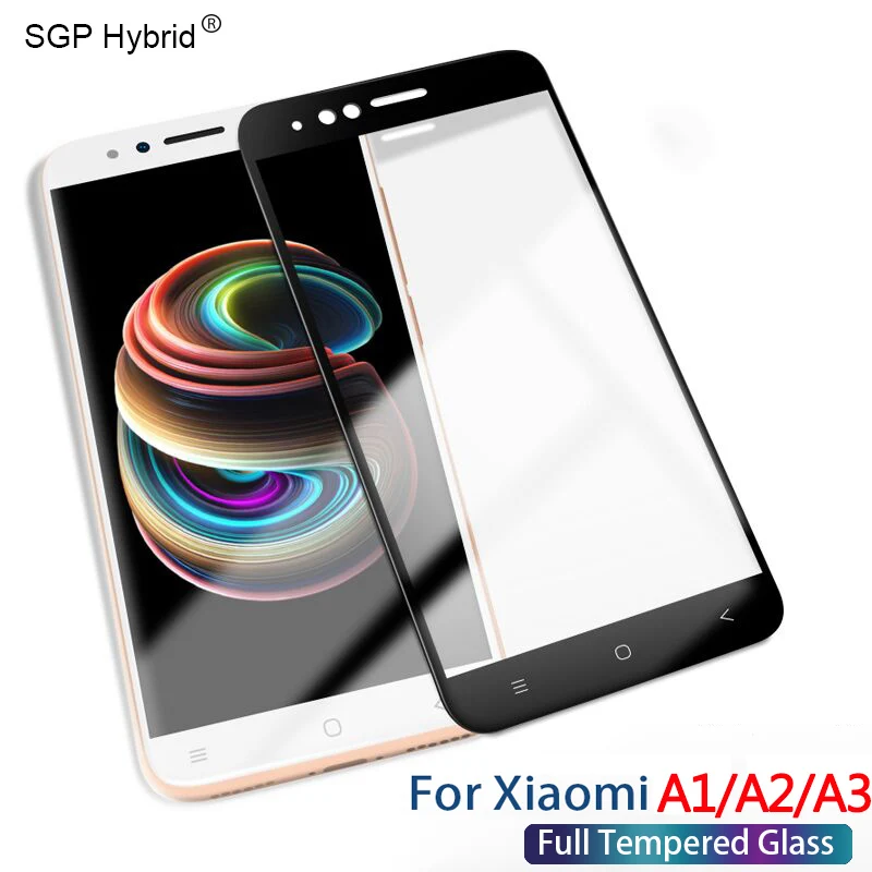 Penuh Cover Tempered Glass Untuk Xiaomi Mi A1 A2 A3 Pelindung Layar Untuk  Mi A1 Mi A2 Mi A3 5X 6X 1A 2A 3A Pelindung Kaca Film|Telepon, Silikon  Lapisan Anti Gores| -