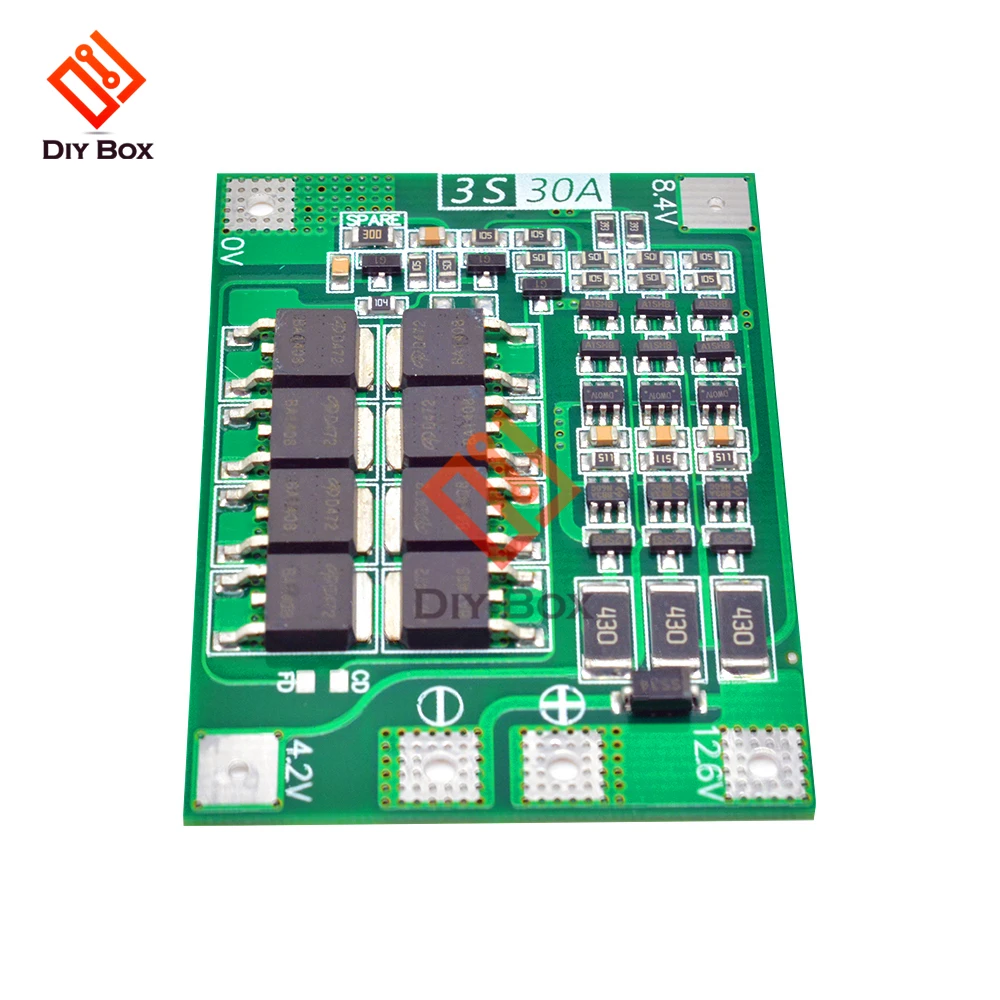 3S/4S Li-ion Lithium 18650 Battery BMS 40A Balanced/Enhanced Protection Board 3S/4S Li-ion Lithium 18650 Battery BMS 40A Balanced/Enhanced Protection Board