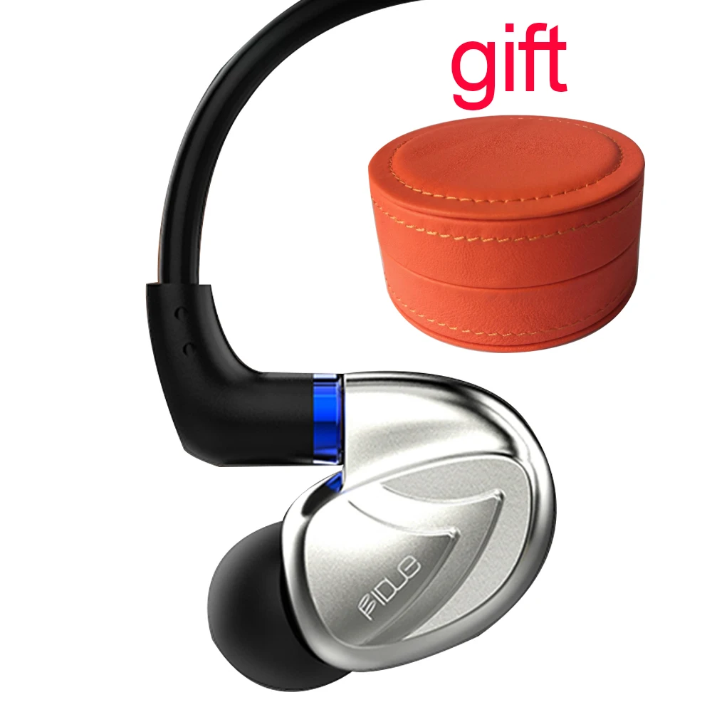 

Fidue Virgo Earphones with mic, three unit mixed fever grade ring iron,HIFI In-Ear