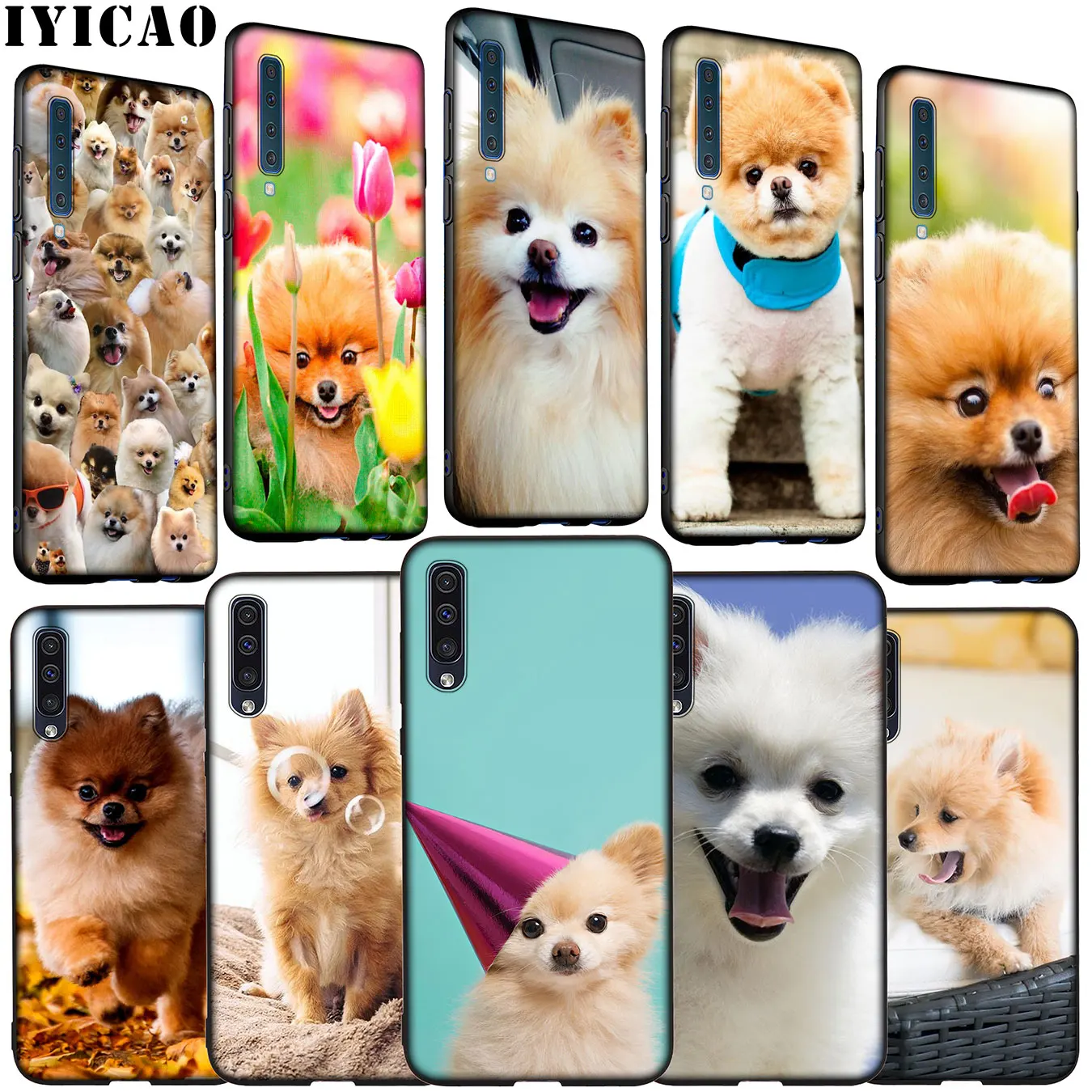 IYICAO Pomeranian dog dogs Soft Silicone Case for Samsung Galaxy A70 A60 A50 A40 A30 A20 A10 M10 M20 M30 M40 A20E Cover |