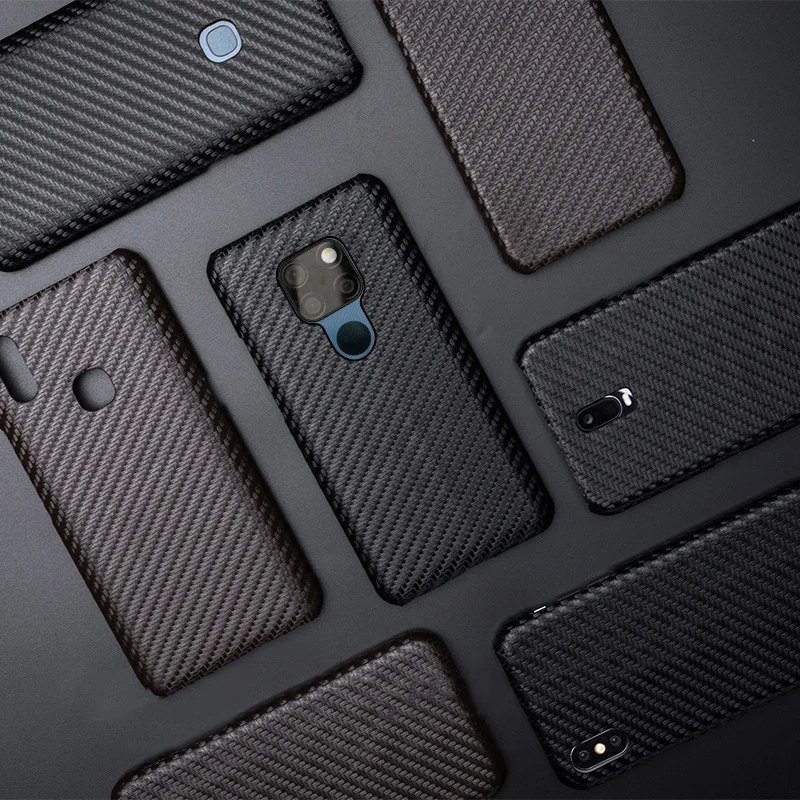 Роскошный чехол для телефона из натуральной кожи для huawei mate 20 mate 20 Pro, тонкая задняя крышка из углеродного волокна для huawei mate 20X 20pro, чехол Coque