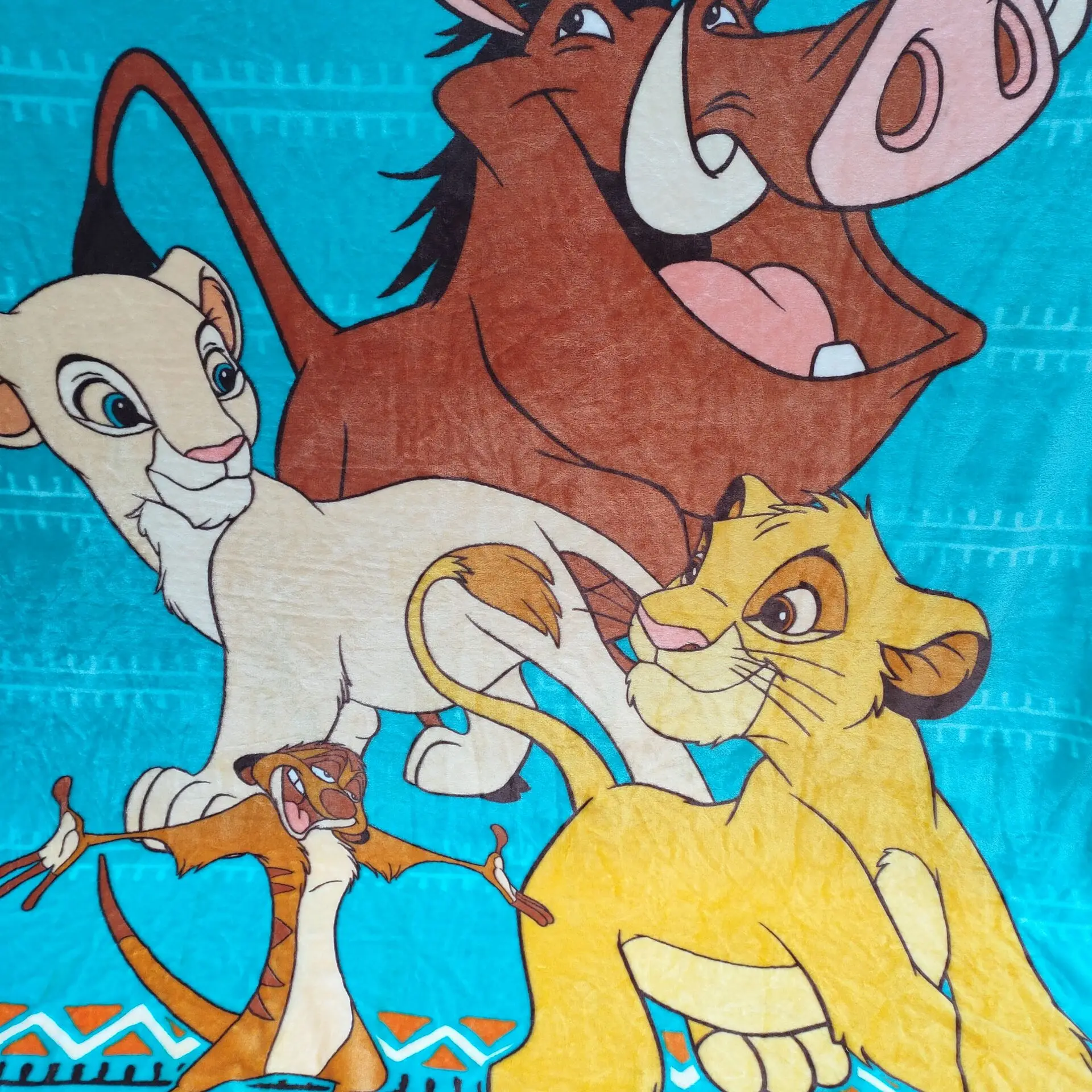 Дисней мультфильм Король Лев Simba Nala плюшевое плотное одеяло пледы зимний теплый спальный чехол на кровать покрывало 150x200 см