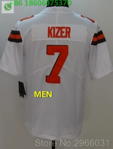 A+++ Качественная мужская майка для взрослых Joe Thomas 73 Jabrill Peppers 22 DeShone Kizer 7 Joe Haden 23 Cleveland