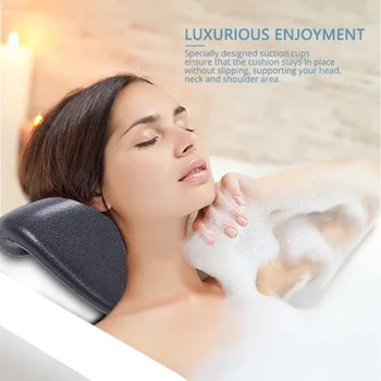 

Bath Pillow Spa Pillow Luxury Comfortable Soft Bath Cushion Headrest Neck Support Pillow Soft Spa Neck Bathtub Cushion Adult