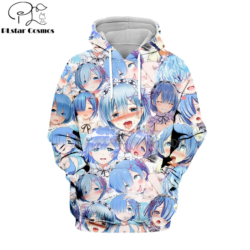 PLstar Cosmos Re Zero Starting Life in Another World 3d hoodies/shirt/sweatshirt Hipster Anime Unisex Face Tops Kawaai -4 PLstar Cosmos Re Zero Starting Life in Another World 3d hoodies/shirt/sweatshirt Hipster Anime Unisex Face Tops Kawaai -4