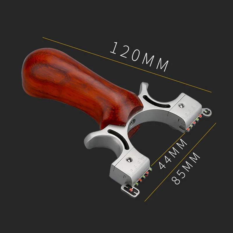 Slingshot Stainless Steel Catapult Wood Handle Powerful Rubber Band Outdoor Hunting Games slingshot accessories
