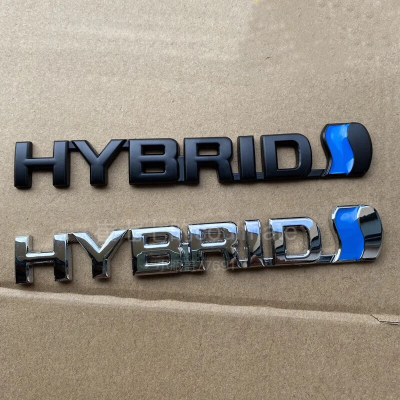 Металлическая гибридная Автомобильная 3D наклейка эмблема значок для гибридного