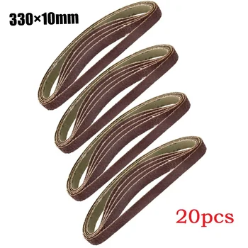 

20pcs Abrasive Metal Sanding Belts Polishing Resin Grinding Power Tool 40 Grit