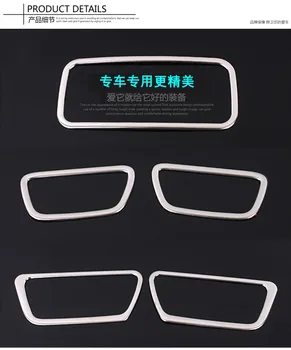 

5pcs/sett New Stainless Steel Air Vent Outlet Cover Trim For Honda CR-V CRV 2012 2013 2014 2015 2016