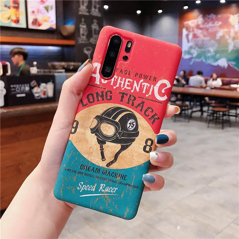 YHBBCASES Note 10 Plus жесткий чехол с мультяшной акулой для samsung Galaxy S10 S8 S9 Plus Note 8 9 ретро-панк-стиль чехол для телефона - Цвет: Style D