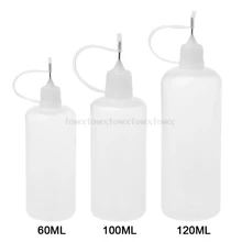 60/100/120 мл пустая пластиковая бутылка-капельница для жидкости с металлической иглой для электронной сигареты Vape S11 19 Прямая поставка