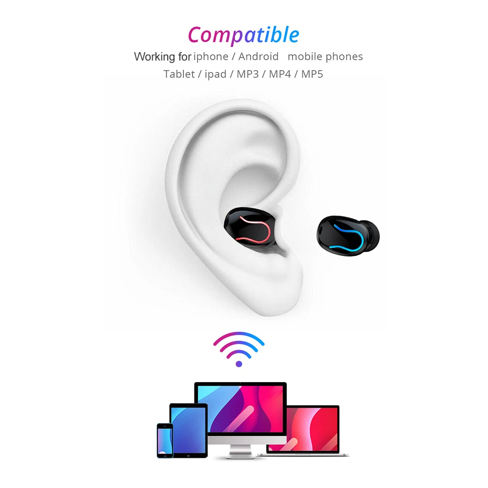 TWS Bluetooth стерео музыкальные Беспроводные наушники с шумоподавлением, наушник с цифровым дисплеем, зарядная коробка Q82 горячая распродажа