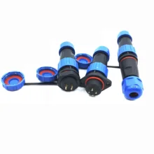 SP16 IP68 Impermeável Conector Macho Plug & Tomada Fêmea 2 3 4 5 7 9 Pin SP16 Panel Mount Fio conector do cabo de Plugue Da Aviação