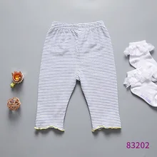 Momoidea Детская летняя одежда стиль девушки леггинсы мягкий хлопок тонкие детские укороченные Леггинсы