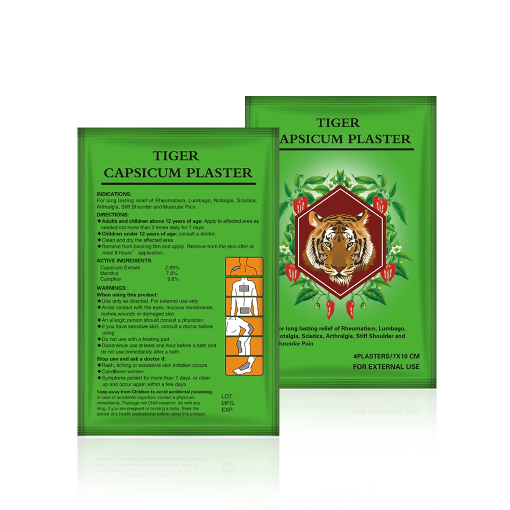 40 шт. = 10 упаковок|capsicum plaster|pain relief patchpain |