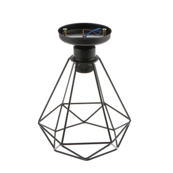 

E27 Elegant Wire Light Cage Pendant Ceiling Lounge Lighting Light Cage Lamp Shade