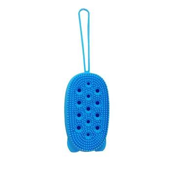 

Cleaning Shower Hangable Body Wash Quick Foaming Remove Dirt Portable Skin Exfoliating Soft Silicone Scrubber Bath Brush Massage