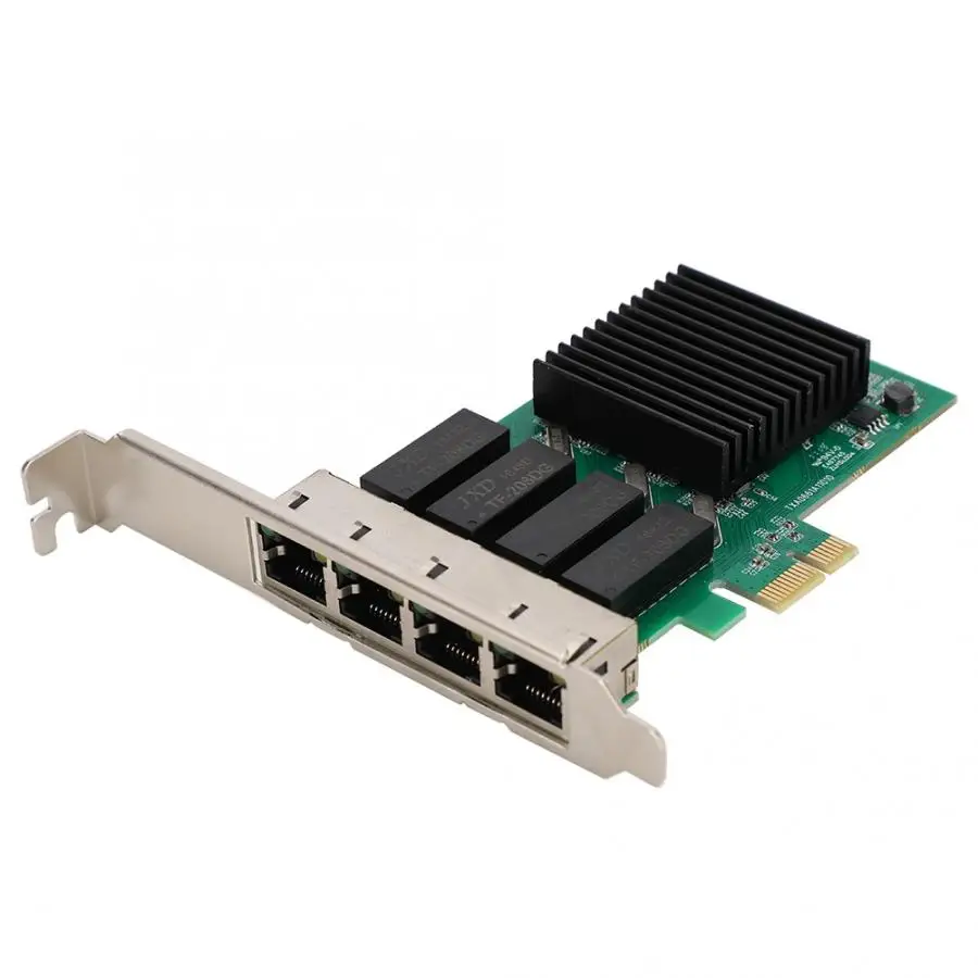 Для Intel350 4 порта 811 гигабит PCIE 1X сетевой интерфейс карты NIC для настольного сервера