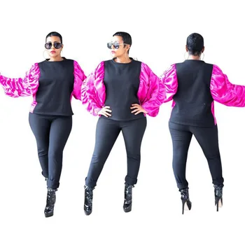 

Women's Top Bts Loose Pleated Puff Sleeve Sweatshirt Hoodies Coat For Women Clothes Solid Color Pullover Spring 2020 New