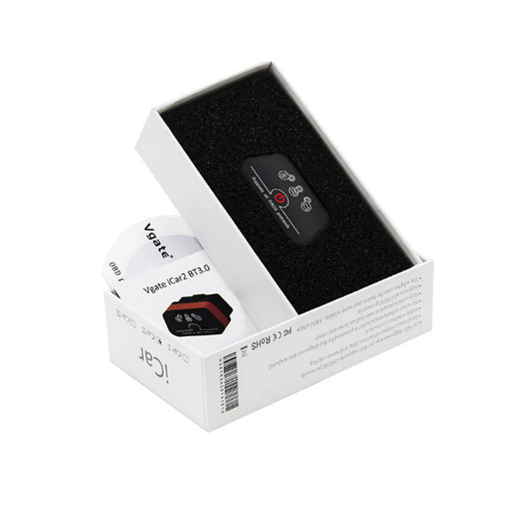 Оригинальный Автомобильный диагностический инструмент Vgate ICar2 Wifi OBD2 ELM327 для IPhone