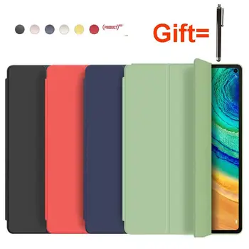 

New 2020 For Huawei Matepad 10.4 Case Matepad Pro 10.8 M6 8.4 Cover with Pencil Holder Funda Silicone soft Shell Smart Sleep