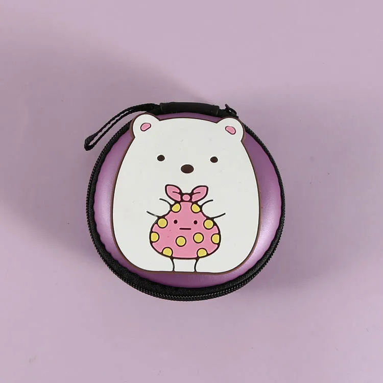 Sumikko Gurashi Аниме Кошелек для монет с героями мультфильмов сумки для монет кошелек для хранения ключей унисекс подарки Новинка - Цвет: Хаки