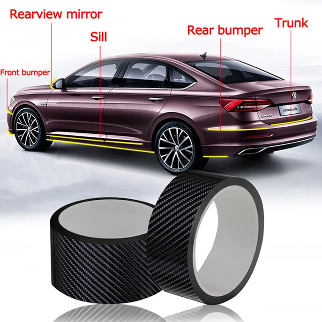 Bag of 4 Carbon Fiber Car Door Mirror Anti Scratch Protector Film Vinyl  Sticker Car Handle Protection Stickers - China Car Stickers, Car Body  Sticker