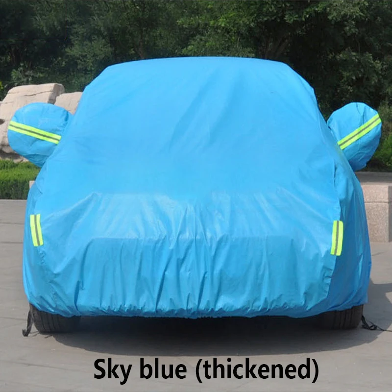 fo Тойота Yatsushiro Camry швейный чехол для автомобиля Защита от солнца и дождя утепленный чехол для автомобиля на все сезоны Универсальный - Название цвета: Серый