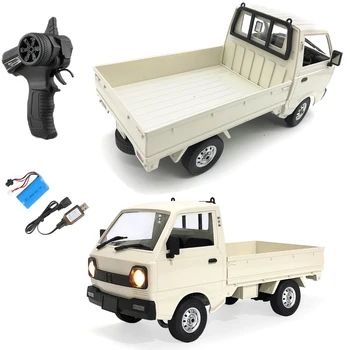 

1/10 RC Car 4WD Drift Truck Brushed Buggy Radio USB Climbing Remote Control Car LED Light On-road RC Truck Toys Christmas Gifts