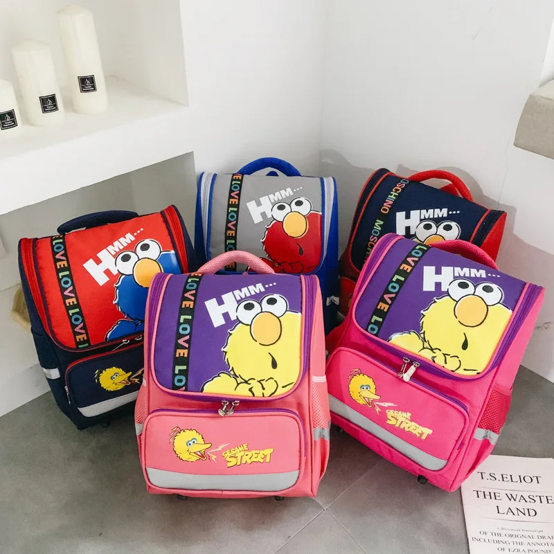 

School Bag Women's Young STUDENT'S England School Bag 2-3-4-Grade Men's Children Spine-Pack of 6-12 a Year of Age Burden Relievi