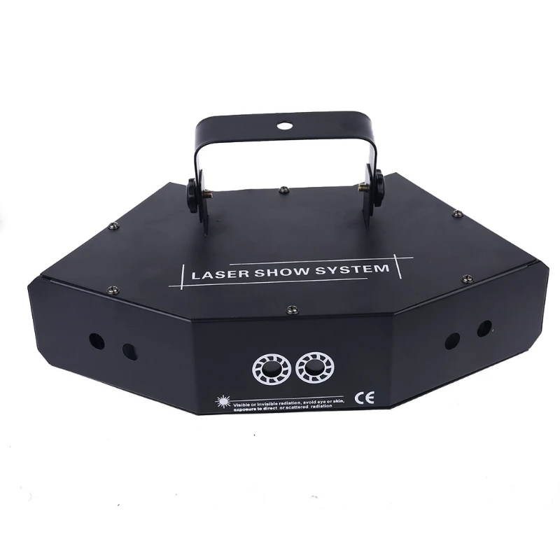 

6 Light Holes Image Line Projection Lamp Beam Scanning RGB Stage Light for Bar KTV DJ Disco Nightclub Dance Club