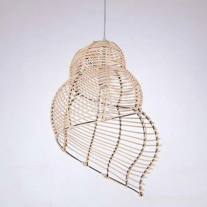 Подвесные светильники в пасторальном стиле деревянное искусство подвесной