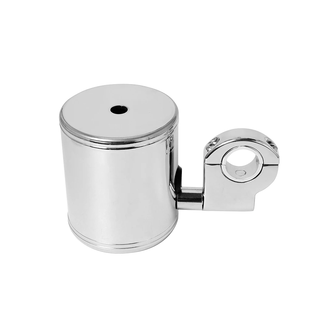 Chrom-Motorrad-Getränkehalter, verstellbarer Getränkeflaschenhalter für den Lenker, 22 mm-32 mm, für Harley Touring Street Glide FLHR Sportster – Detail 7