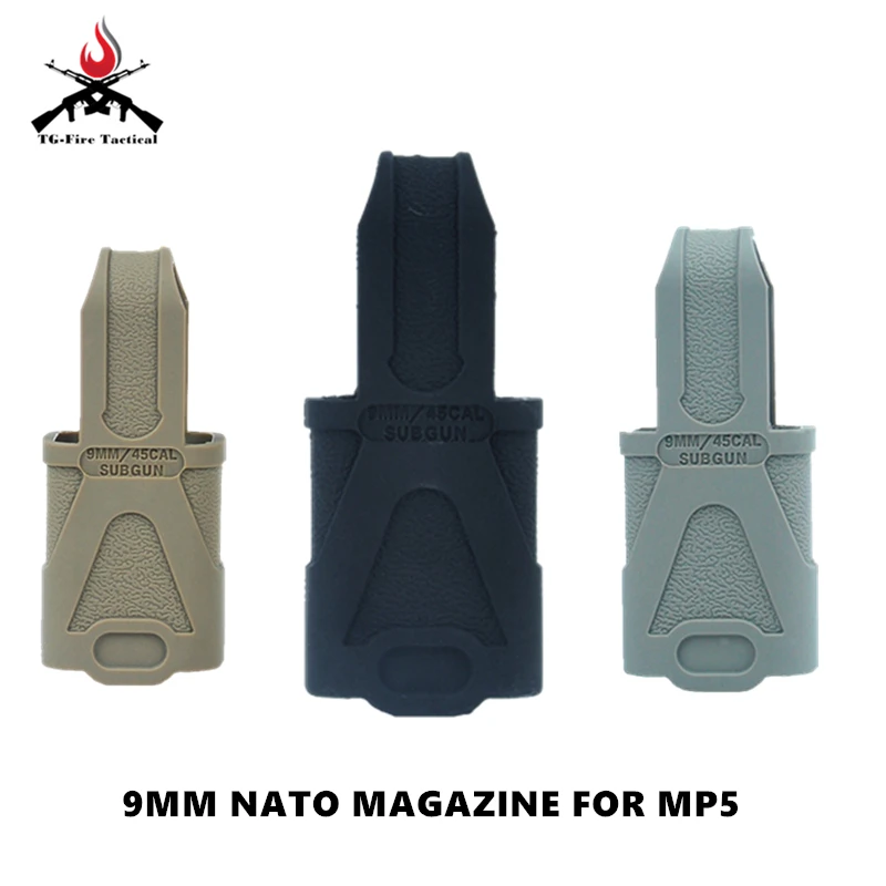 Тактические 9 мм клетки НАТО быстрые магнитные резиновые петли для