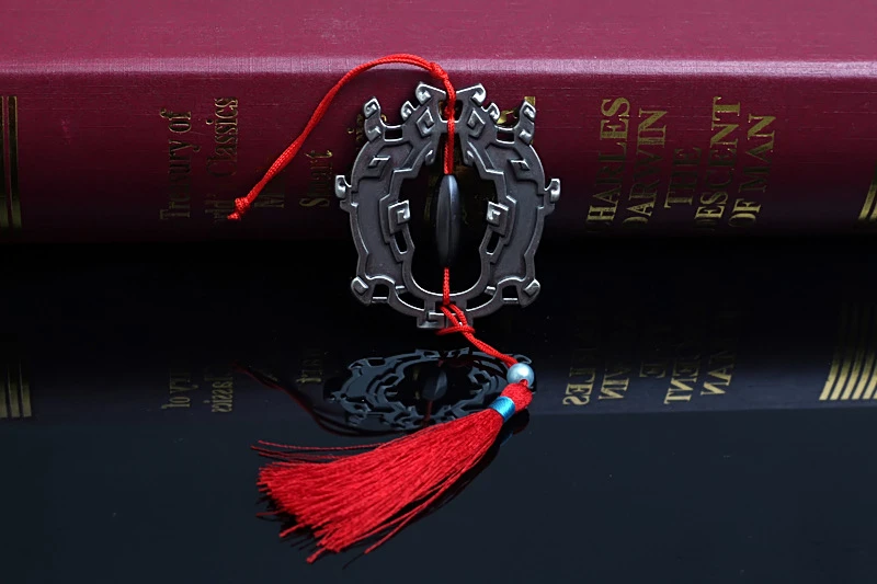 Mo Dao Zu Shi Weapon Model Wei WuXian Cosplay Props Yin Hu Fu Grandmaster of Demonic Cultivation Lan Wangji Accessories Amulet game cosplay props