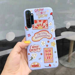 Cute Cartoon Soft Silicone Phone Case Cover for Realme & Oppo Devices (Purple 1092)