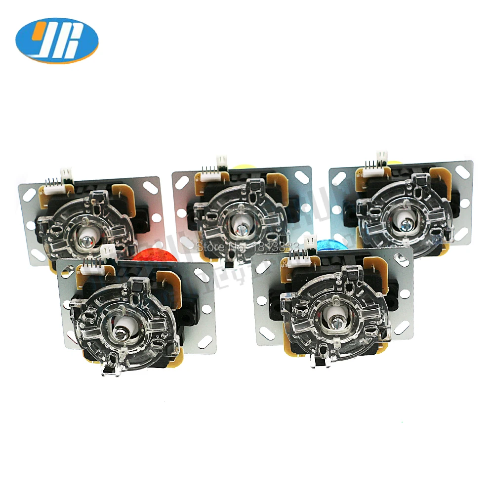 Jamma аркадный джойстик 12 В с подсветкой светодиодный джойстик SANWA 5pin Тип джойстик боевой рокер